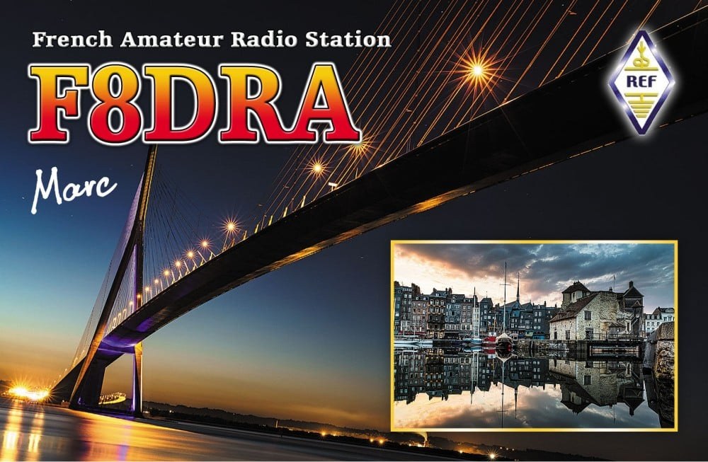 QSL card example
