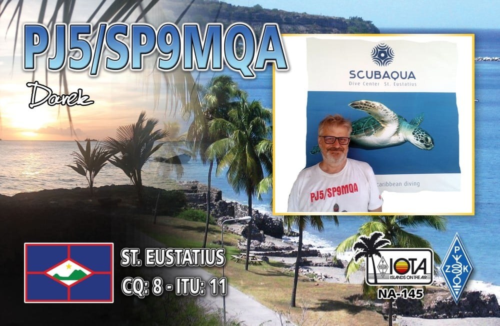 QSL card example