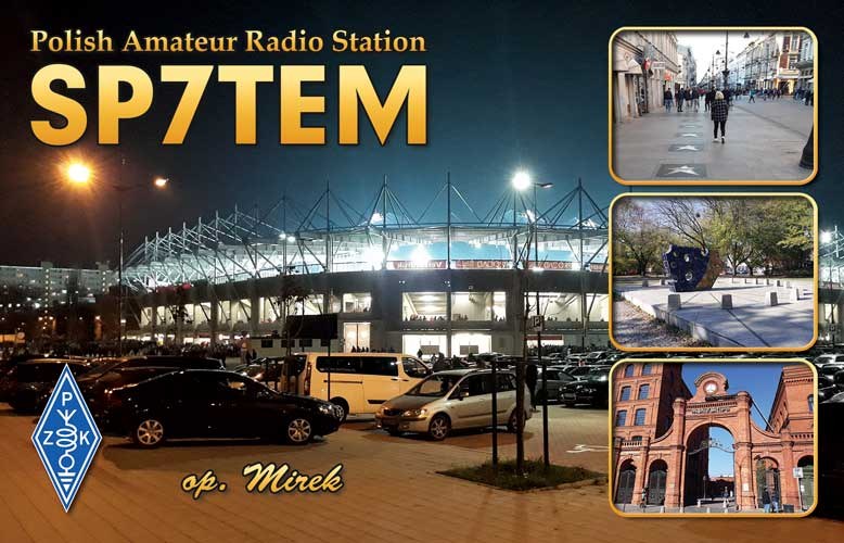 QSL card example