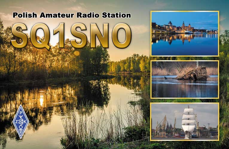 QSL card example