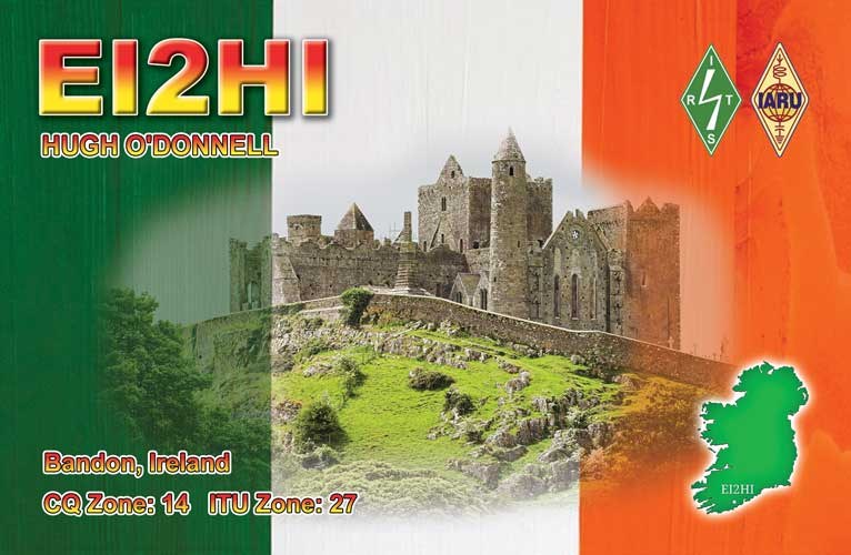 QSL card example