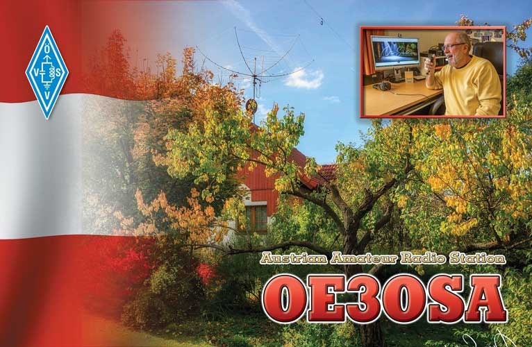 QSL card example