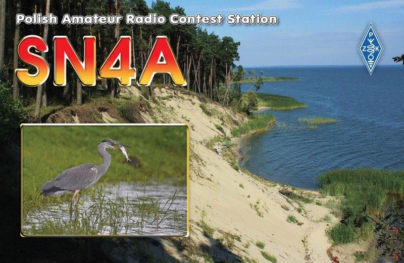 QSL card example