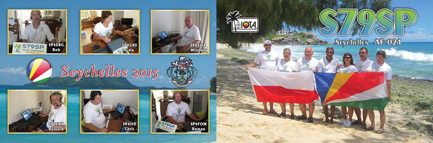 QSL card example