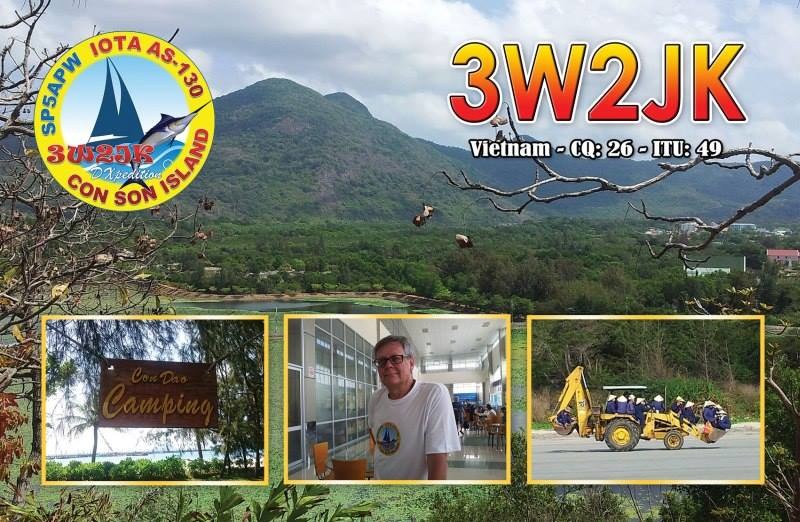 QSL card example
