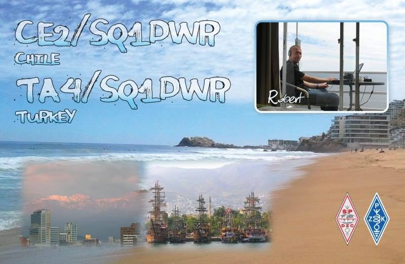 QSL card example
