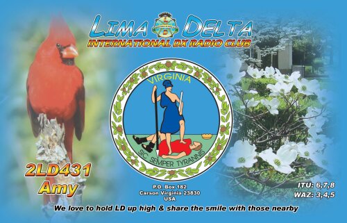 Virginia State QSL